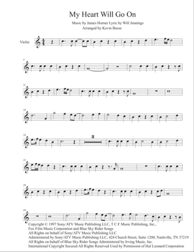 My Heart Will Go On (Love Theme from Titanic)