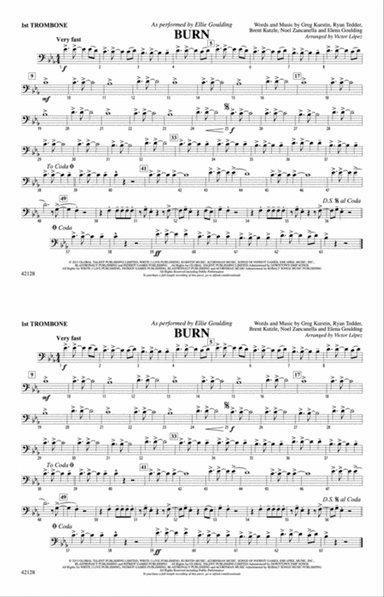 Burn: 1st Trombone