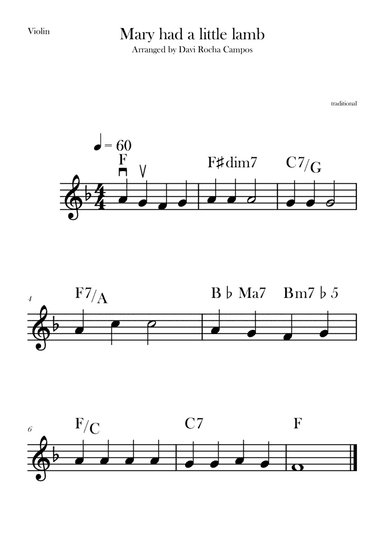 Mary had a little lamb