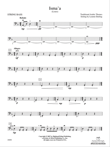 Isma'a: String Bass