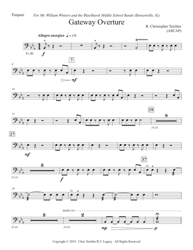 Gateway Overture: Timpani