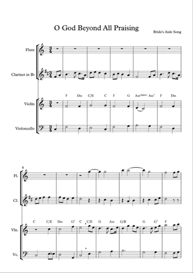 O, God Beyond All Praising - C Major