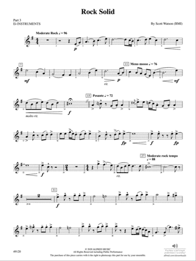 Rock Solid: Part 3 - E-flat Instruments