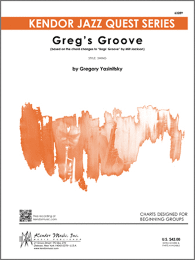 Greg's Groove (based on the chord changes to 'Bags' Groove' by Milt Jackson) (Full Score)