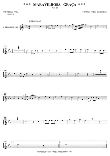 MARAVILHOSA GRAÇA - GOSPEL