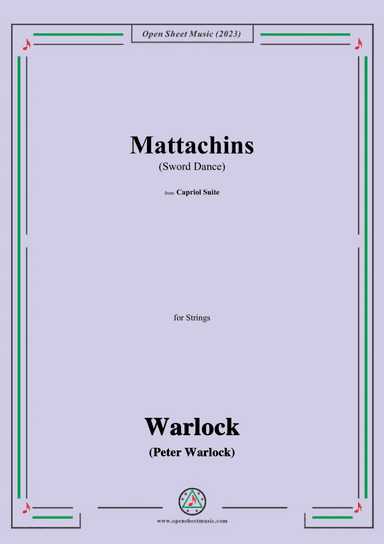 Warlock-Mattachins(Sword Dance)(1926)