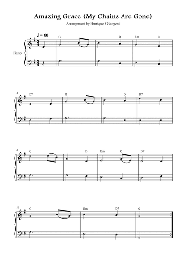 Amazing Grace (My Chains Are Gone)