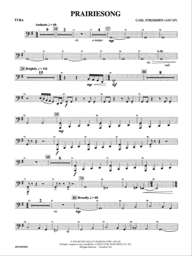 Prairiesong: Tuba