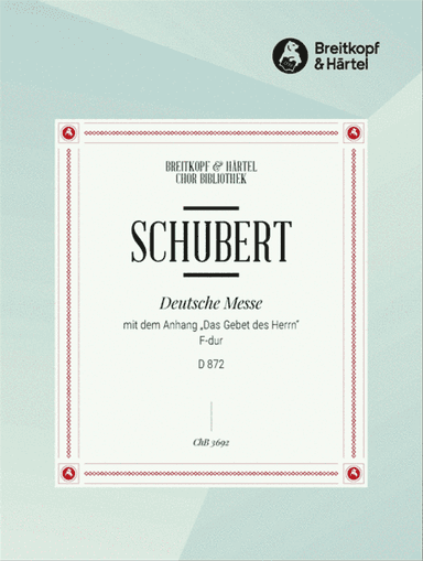 Deutsche Messe in F major D 872