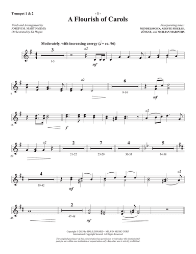 A Journey to Joy (A Cantata for Christmas) - Bb Trumpet 1 & 2