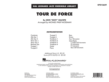 Tour De Force (arr. Michael Philip Mossman) - Conductor Score (Full Score)