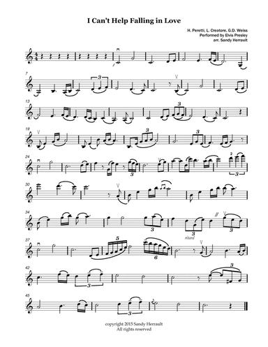 Can't Help Falling In Love