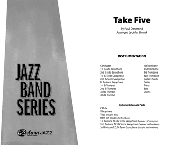 Take Five: Score