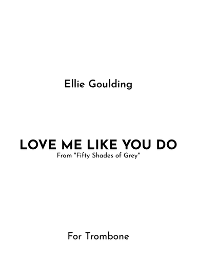 Love Me Like You Do