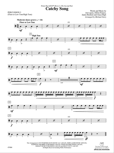 Catchy Song: 3rd Percussion