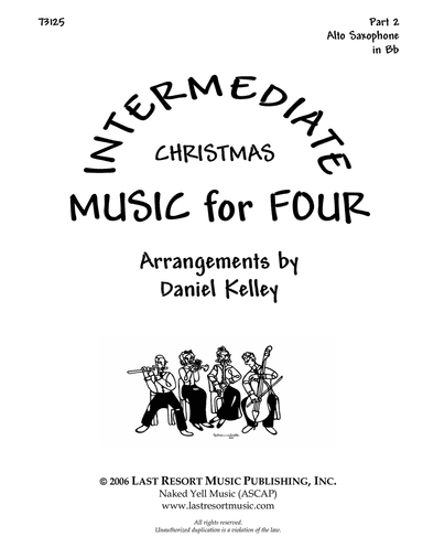 Intermediate Music for Four, Christmas, Part 2 - Alto Sax in Eb 73125