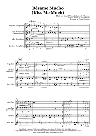 Bésame Mucho (kiss Me Much)
