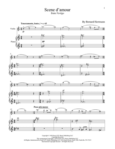 Scene D'Amour (from Vertigo)