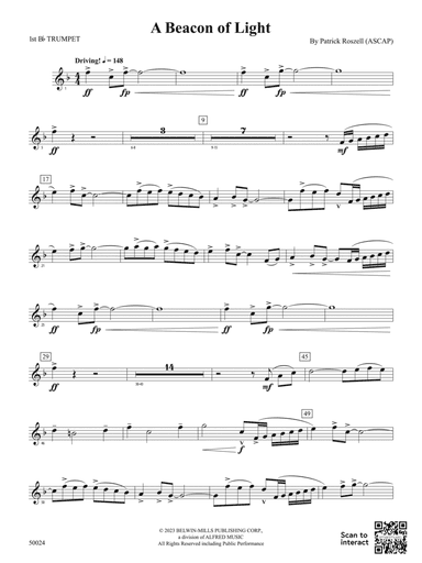 A Beacon of Light: 1st B-flat Trumpet