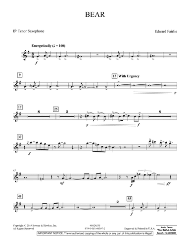 Bear - Bb Tenor Saxophone