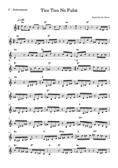 Tico Tico (tico Tico No Fuba)