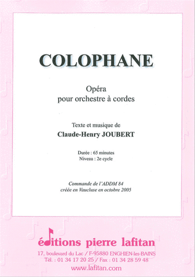 Colophane