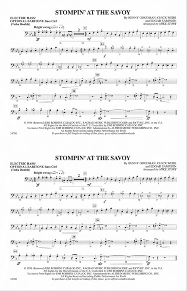 Stompin' at the Savoy: Electric Bass
