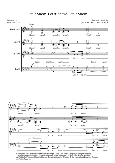 Let It Snow! Let It Snow! Let It Snow!