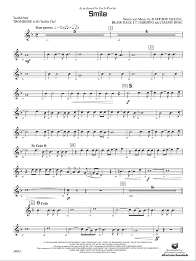 Smile: (wp) 1st B-flat Trombone T.C.
