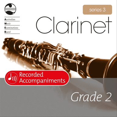 AMEB Clarinet Grade 2 Series 3 Recorded Accomp CD