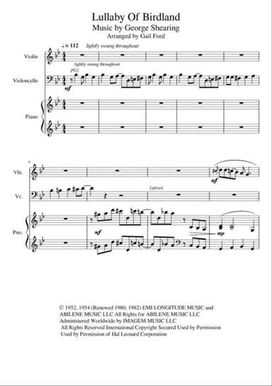 Lullaby Of Birdland