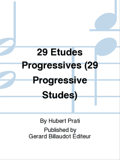 29 Etudes Progressives