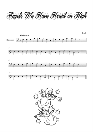 Cantique de Noël (for Bassoon)