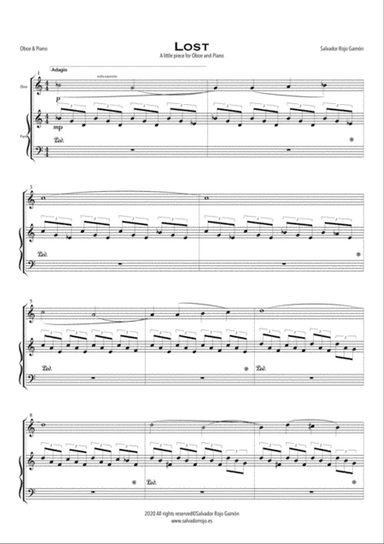 Lost for Oboe and Piano