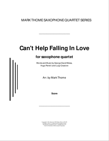 Can't Help Falling In Love