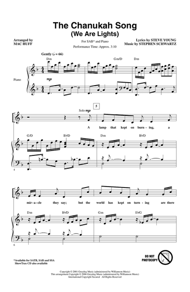 The Chanukah Song (We Are Lights)