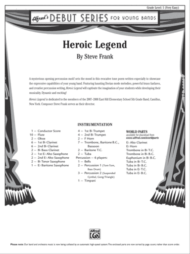 Heroic Legend: Score