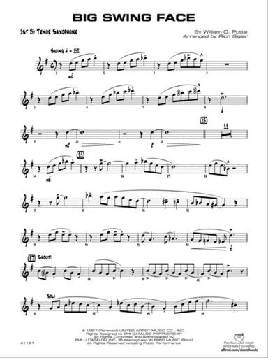 Big Swing Face: B-flat Tenor Saxophone