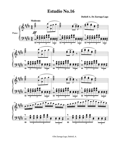 Etude No.16