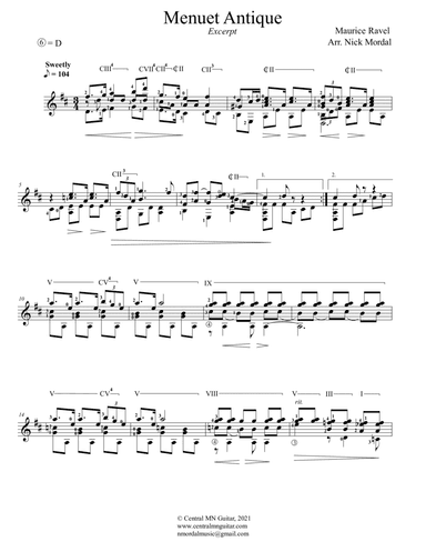 Menuet Antique