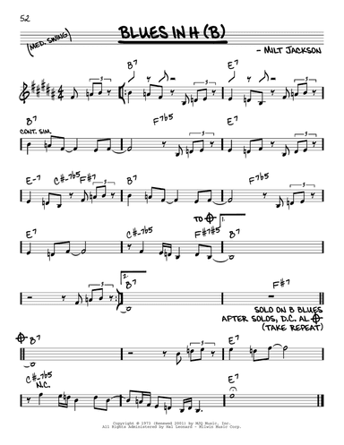Blues In H (B)