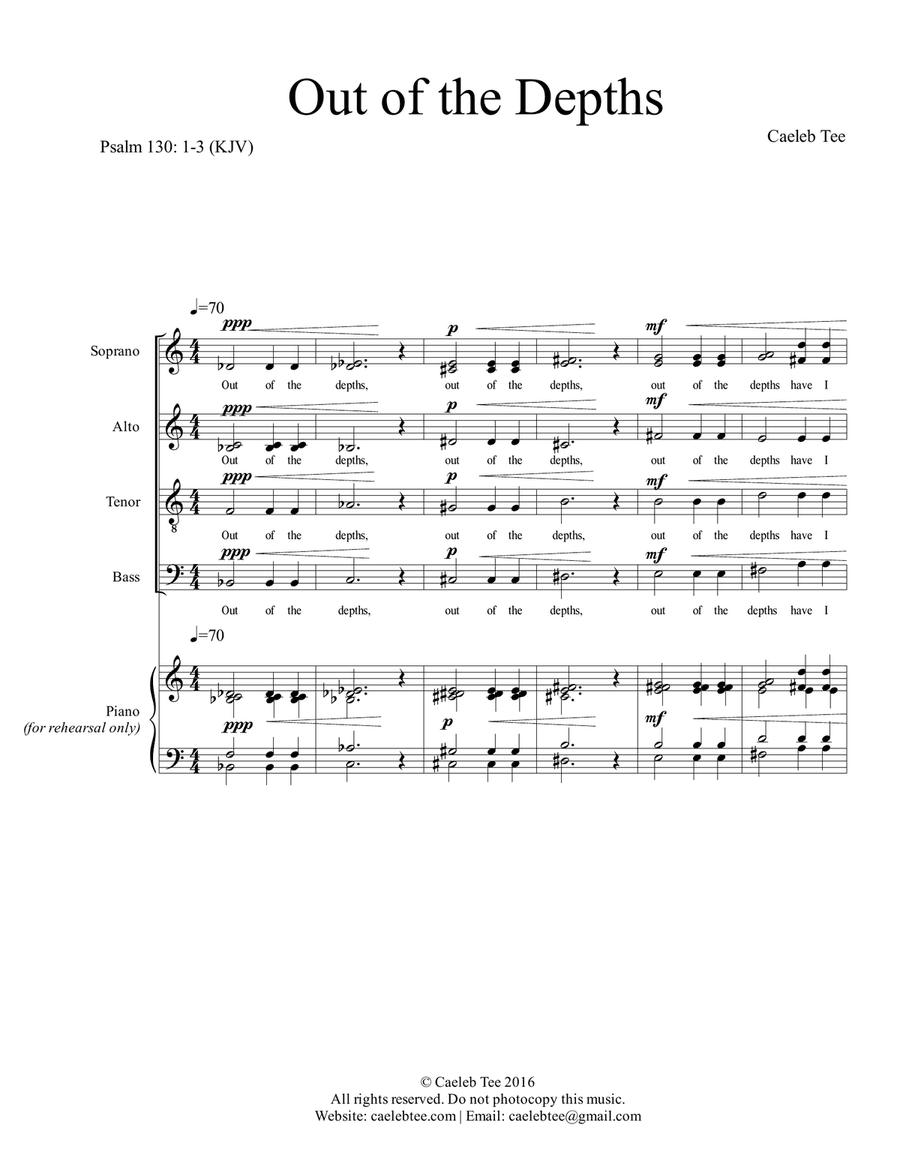 Caeleb Tee - Out of the Depths