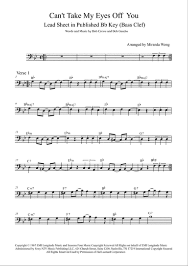 Can't Take My Eyes Off Of You