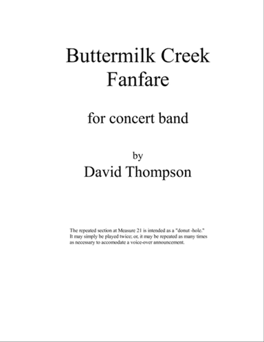 Buttermilk Creek Fanfare
