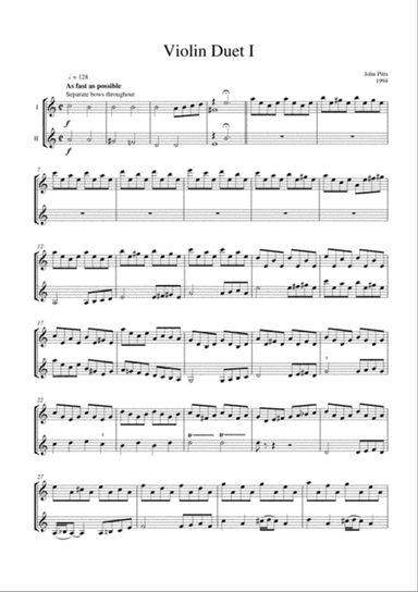Violin Duet 1