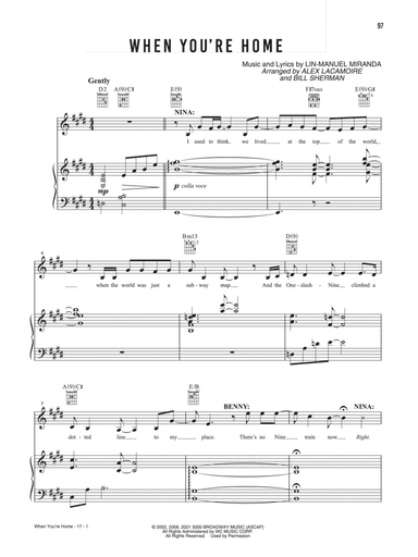 When You're Home (Music from the Original Motion Picture Soundtrack, In The Heights)