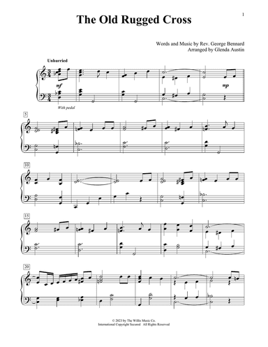The Old Rugged Cross (arr. Glenda Austin)