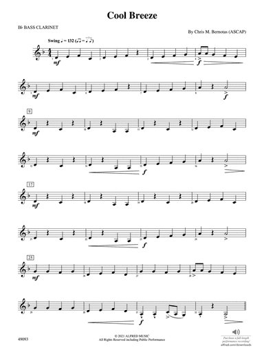 Cool Breeze: B-flat Bass Clarinet