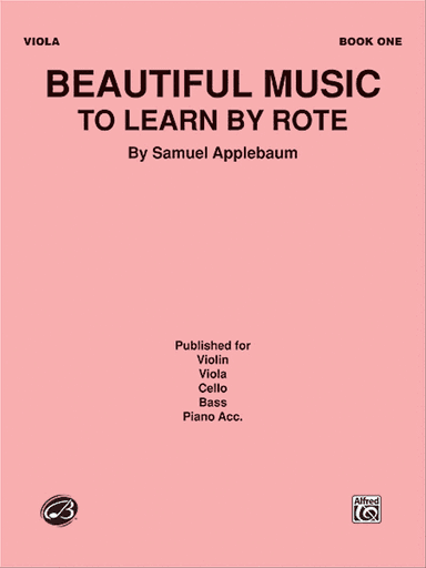 Beautiful Music to Learn by Rote, Book 1