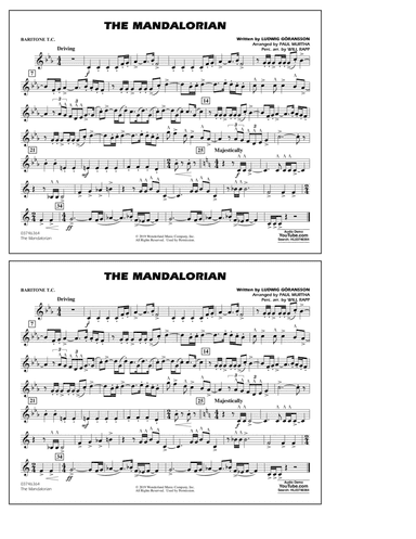 The Mandalorian (from Star Wars: The Mandalorian) (arr. Paul Murtha) - Baritone T.C.